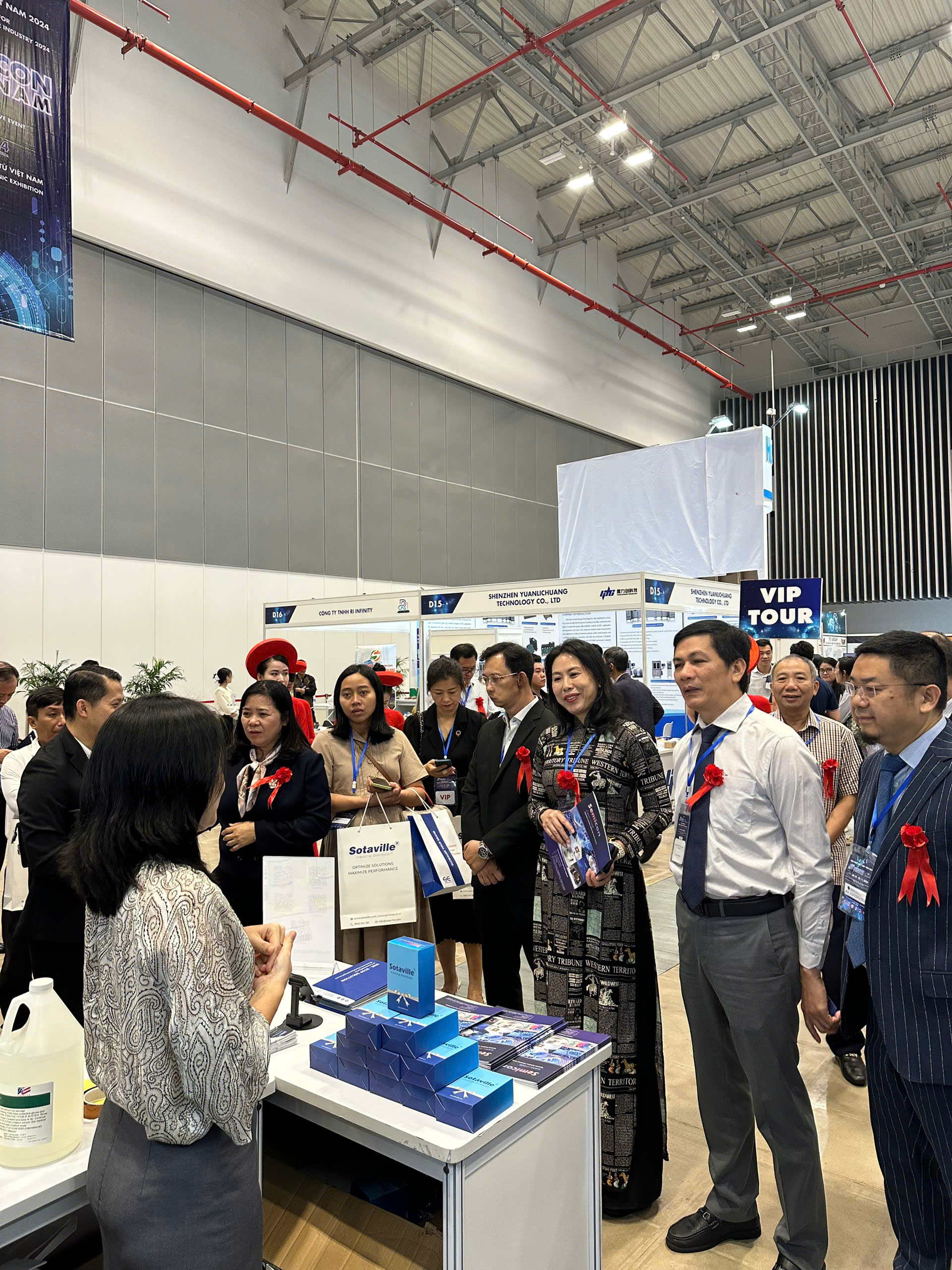 SOTAVILLE at Vietnam International Semiconductor Exhibition 2024 – Day 1